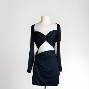 Princess Polly Lennel MINI Black Dress Size 12